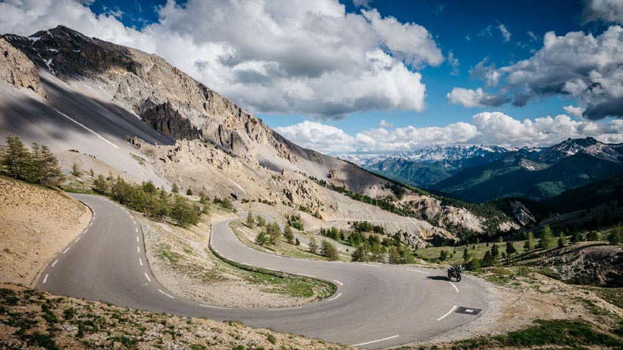 Route des Grande Alpes motorcycle ride in France