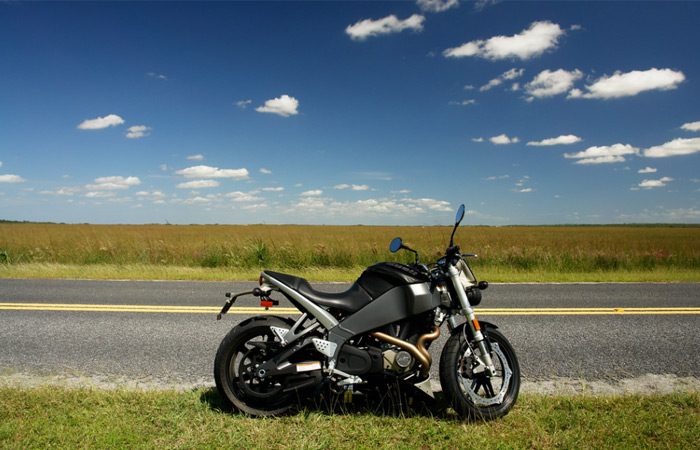 motorcycle ride in Everglades National Park