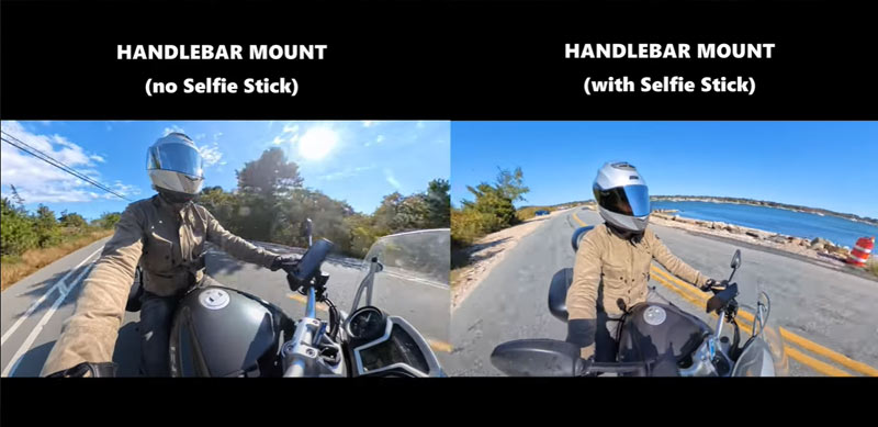 ways to mount the best camera for motorcycle rides