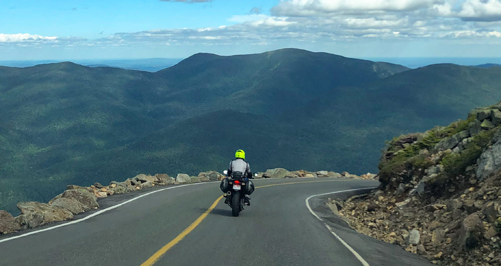 remember layered clothing when deciding how to pack for a weekend motorcycle trip